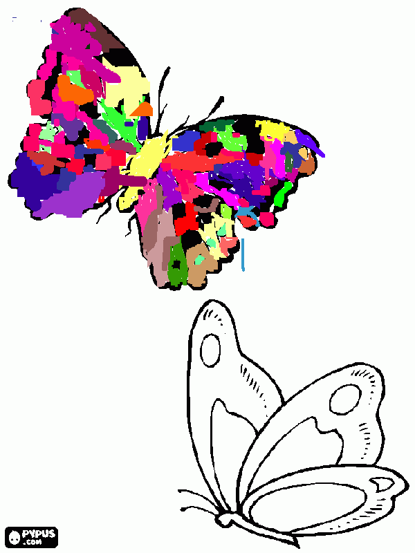 pinta Dibuix papallona