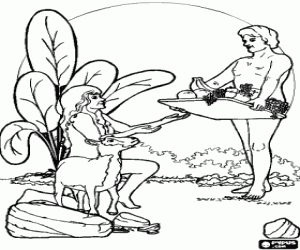 Pintar Adam i Eva al parad�s