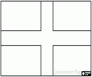 Pintar Bandera de la Rep�blica Dominicana