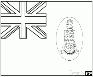Pintar Bandera de les illes Caiman