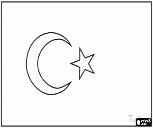 Pintar Bandera de Turquia