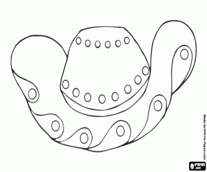 Pintar Bonic barret decorat d'ala ampla per dona