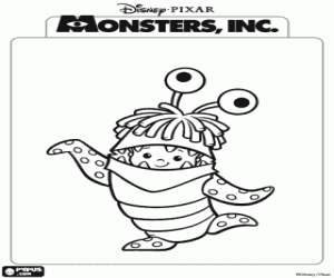 Pintar Boo �s la nena de dos anys que es convertir� en amiga de Sulley en el m�n dels monstres
