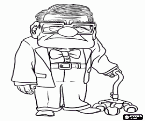 Pintar Carl Fredricksen, un home de 78 anys que complir� el seu gran somni