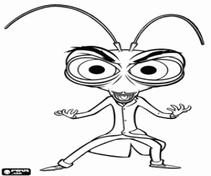 Pintar Dr. Escarabat o Dr. Cockroach, un cinet�fic boig per� brillant