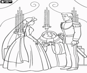 Pintar El casament de la Ventafocs i el Pr�ncep a l'esgl�sia