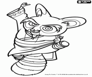 Pintar El Mestre Shifu, el millor entrenador de guerrers de la Xina