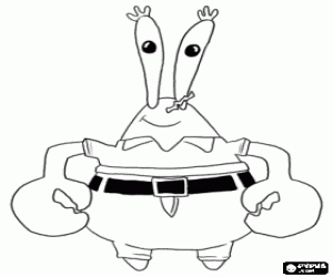 Pintar Eugene H. Cranc, el Sr Cranc �s l'amo del restaurant on treballen Bob Esponja i Calamar