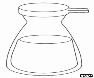 Pintar Gerra de vidre amb tapa per begudes com aigua, vi o refrescos sense gas