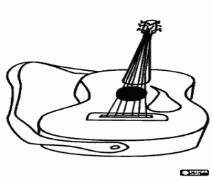 Pintar Guitarra ac�stica amb sis cordes