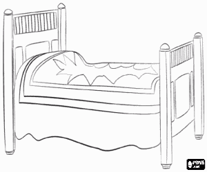 Pintar Llit amb cap�al i peu de llit decorats