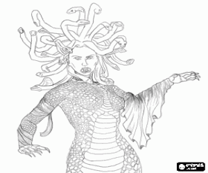 Pintar Medusa, monstre femen� de la mitologia grega que va tornar de pedra a aquells que la miraven