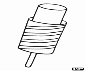 Pintar Polo o gelat de pal amb espiral