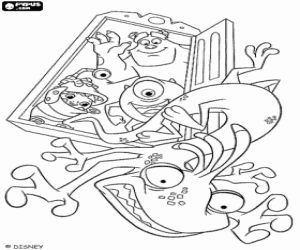 Pintar Randall Boggs �s un rival directe a Sulley i forma part del pla de Watermoose per segrestar nens en el m�n dels humans