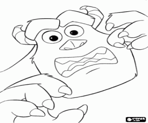 Pintar Sulley �s el monstre protagonista de fant�stiques aventures en Monstropolis