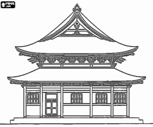 Pintar Temple japon�s a Kiyomizu-dera, a l'antiga ciutat de Kyoto, Jap�