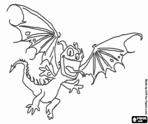 Pintar Terror terrible, el drac m�s petit