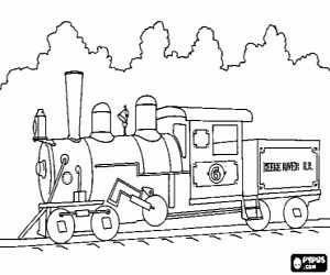 Pintar Tren de vapor