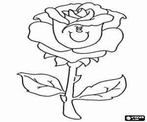 Pintar Una bella rosa com un regal per la mare
