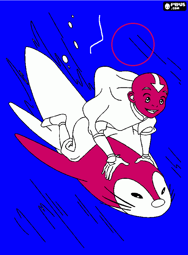 pinta aang es diverteix