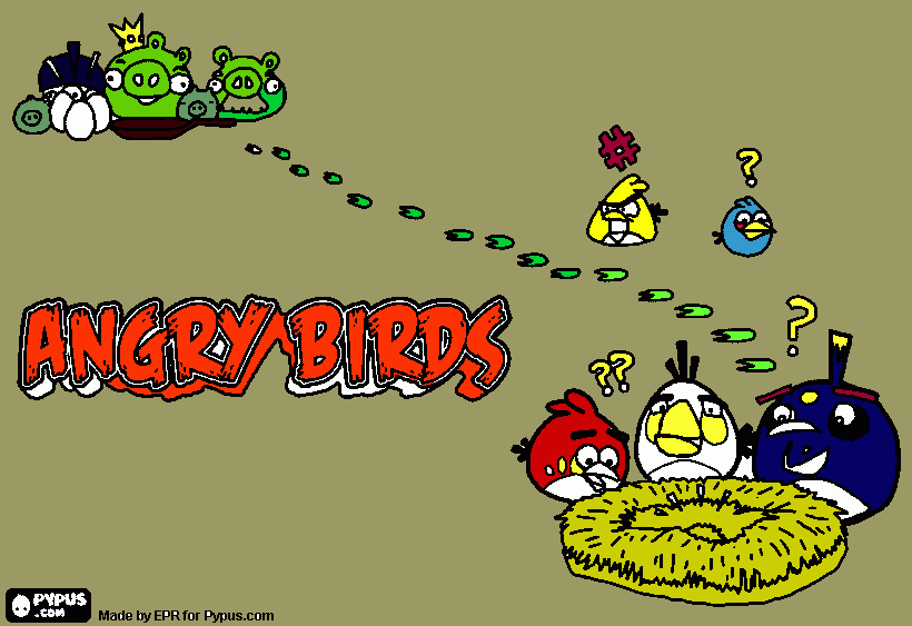 pinta angry birds