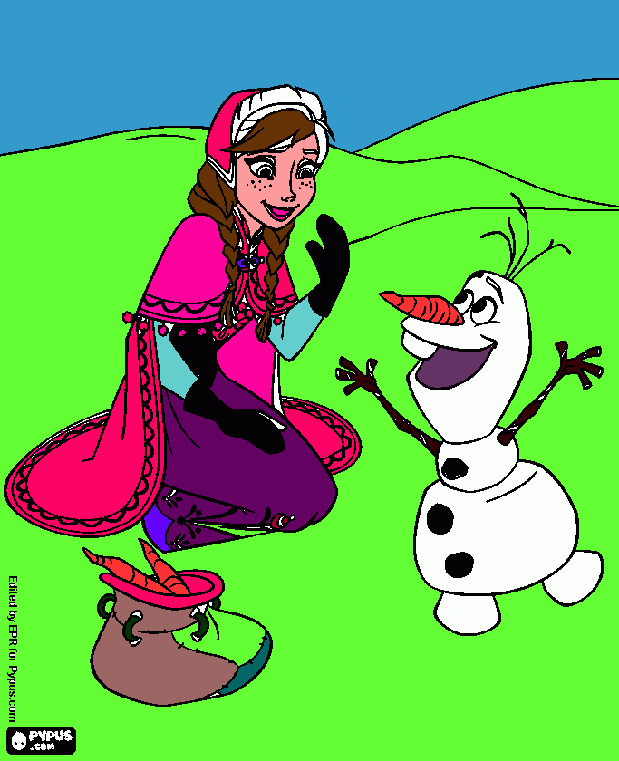 pinta Anna i Olaf