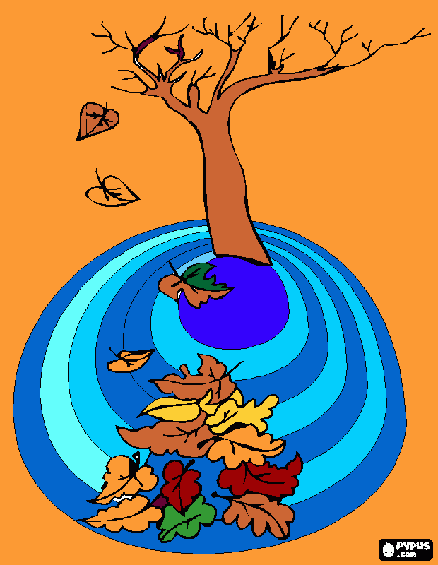 pinta arbre de la tardor