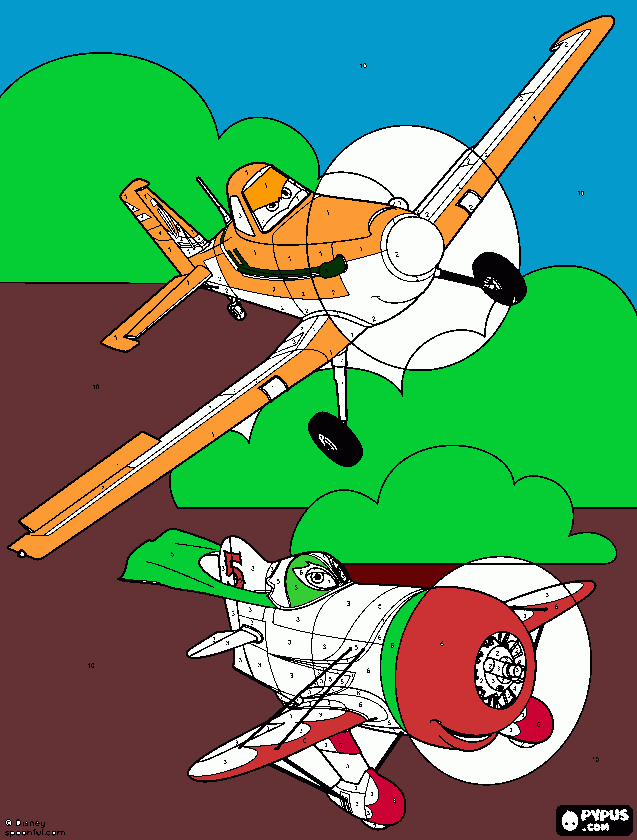 pinta aviones
