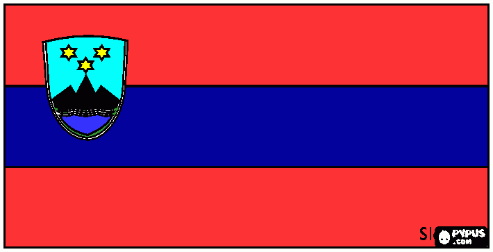 pinta Bandera d'Eslovènia