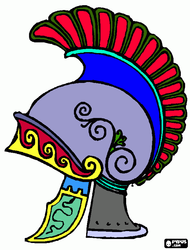 pinta casc de roma