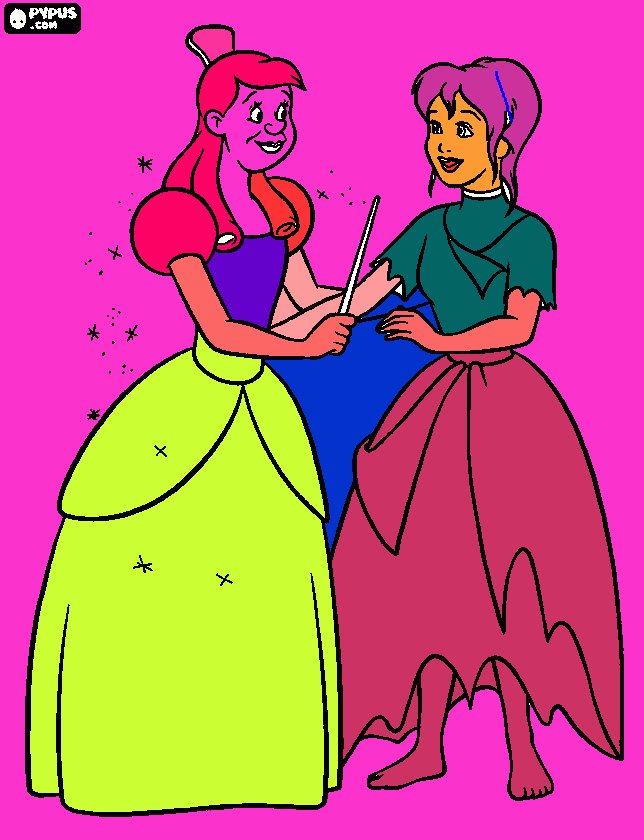 pinta Cenicienta y Anastasia