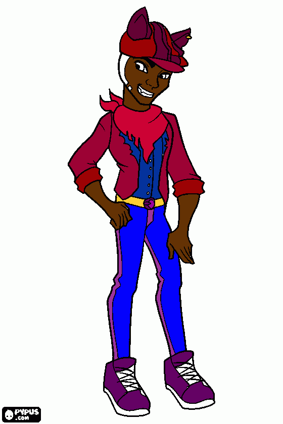 pinta Deuce personatge de Monster High