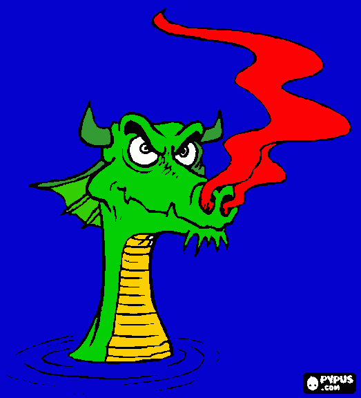 pinta DRAC DE SANT JORDI