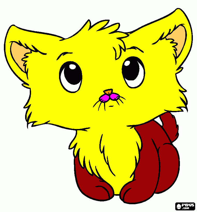 pinta el gatet mono