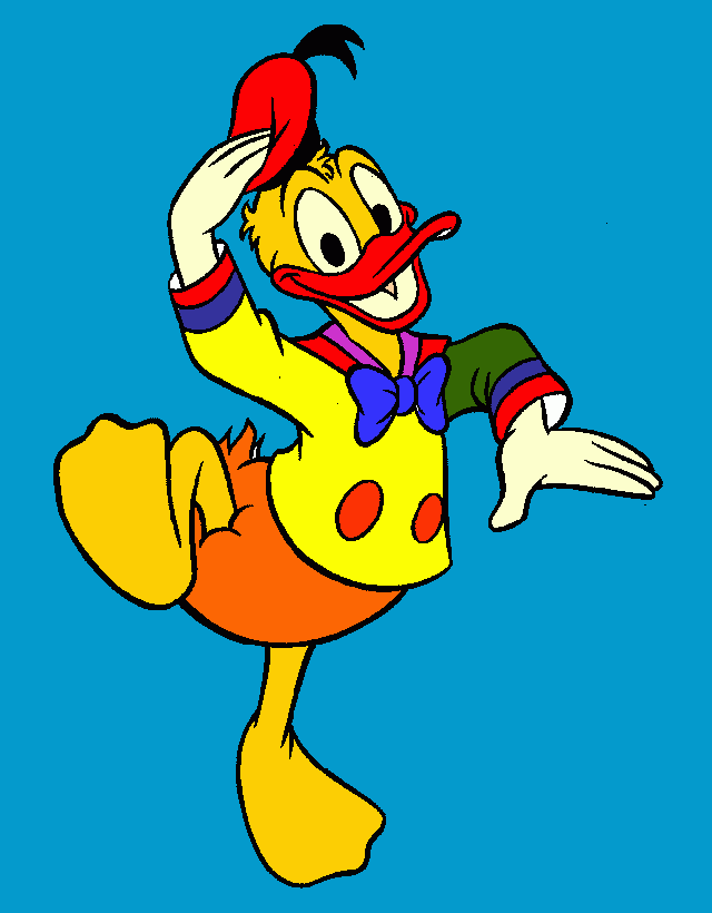 pinta El Pato Donald
