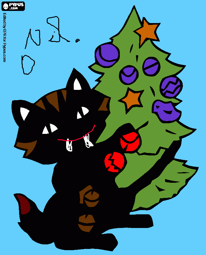 pinta es  un     gat     i     un   avre  de  nadal