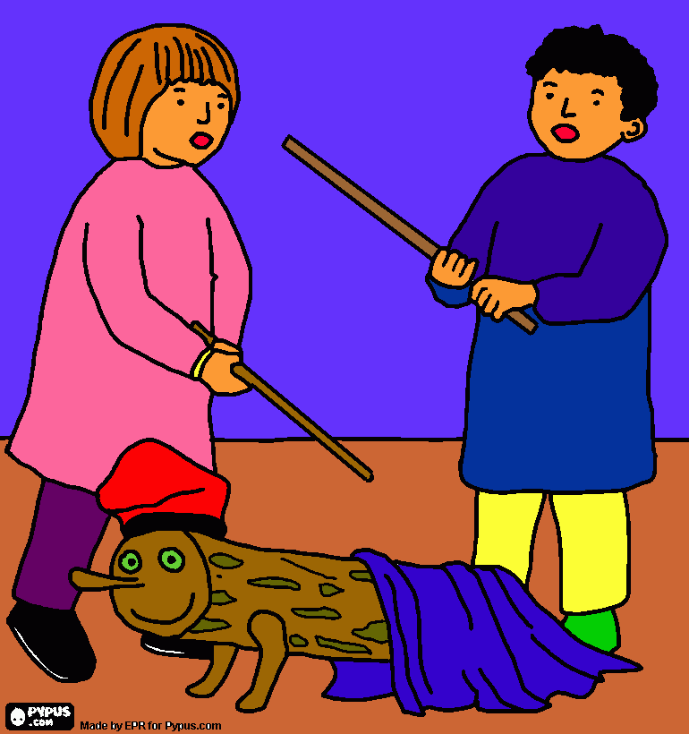 pinta fem cagar el tió