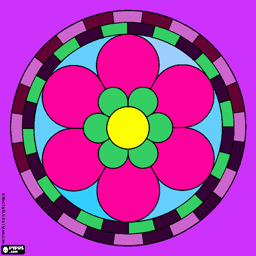 pinta flor pintada