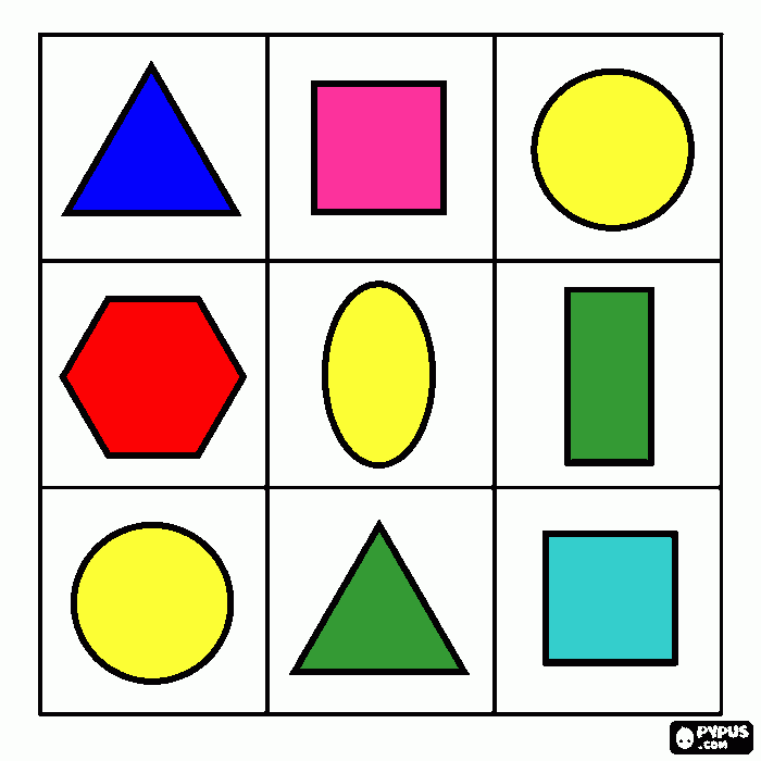 pinta formes geometriques