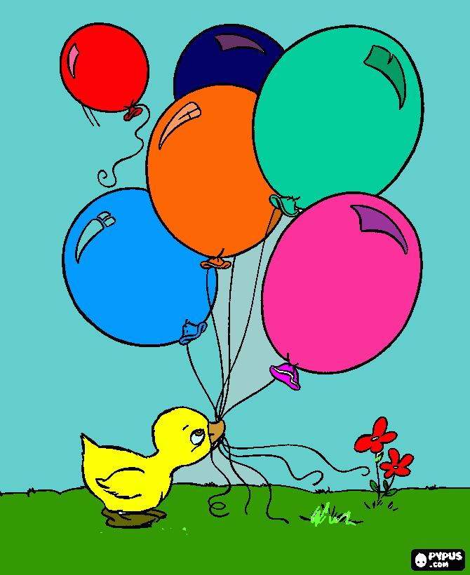 pinta globos