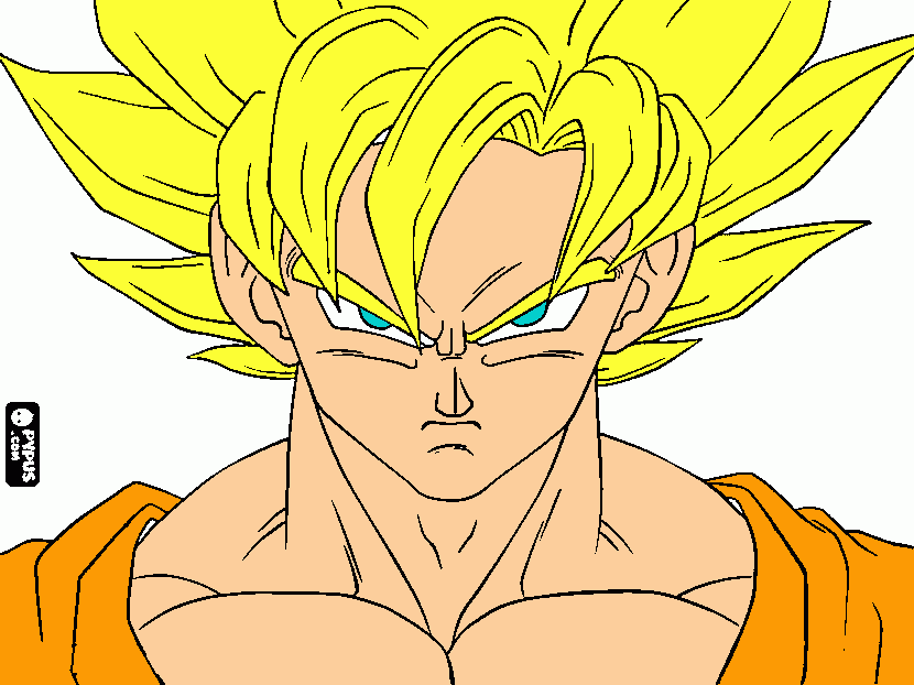 pinta goku super saian