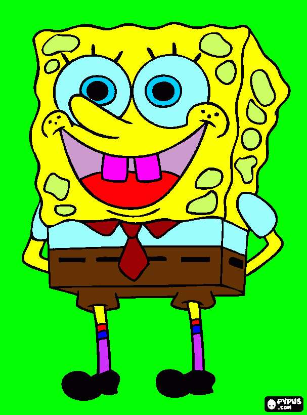 pinta He pintat un Bob Esponja per tu