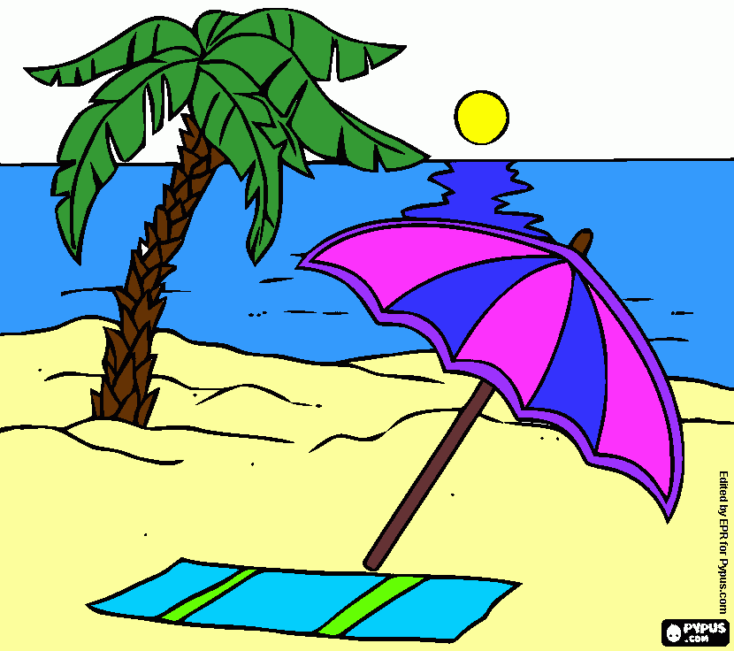 pinta la playa