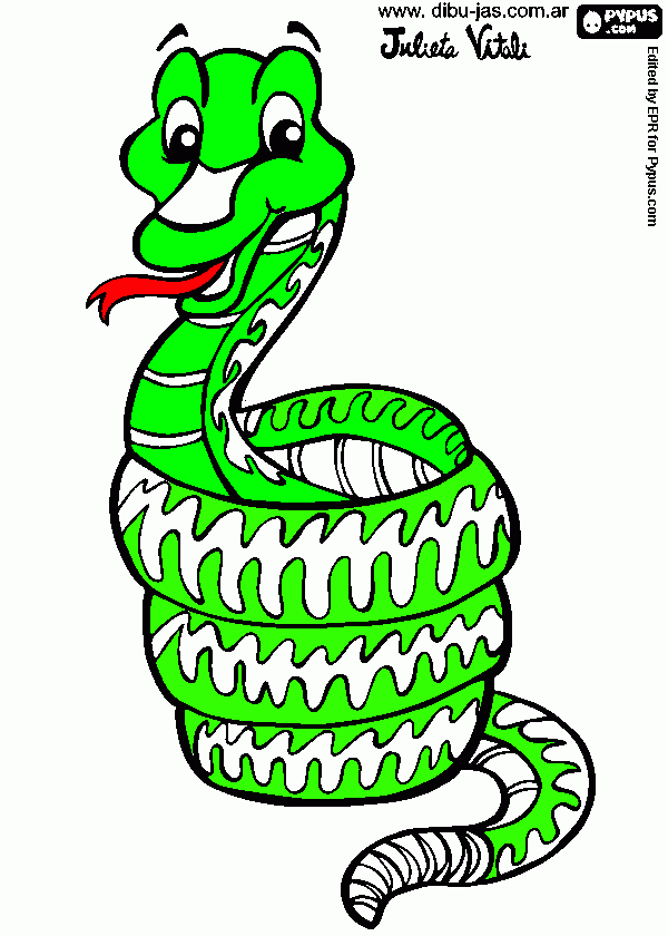 pinta la serpent d gema