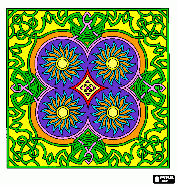 pinta Labarint de flors(Mandala)