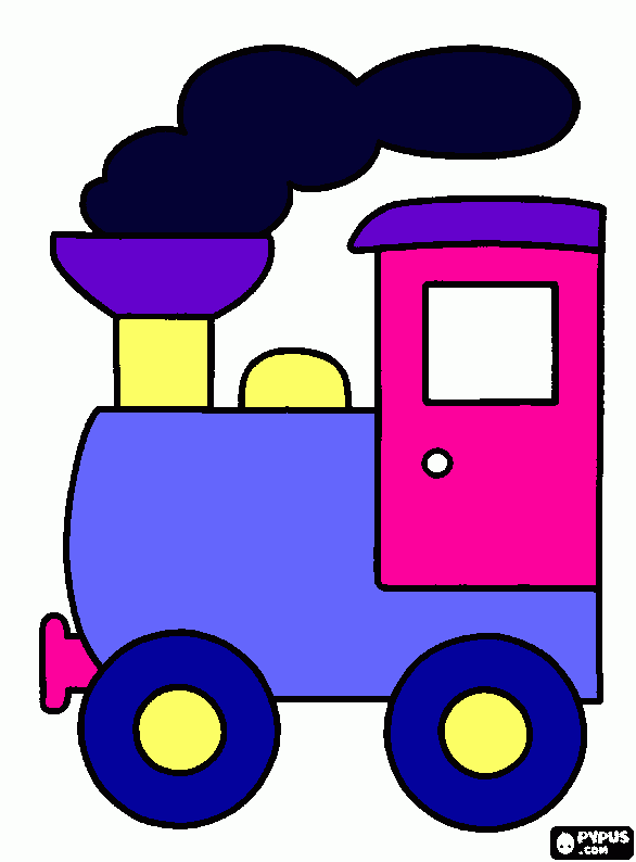 pinta Maquina tren