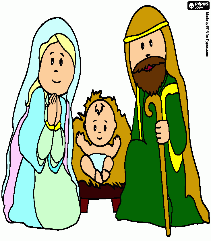 pinta MARIA, NEN JESUS I SANT JOSEP