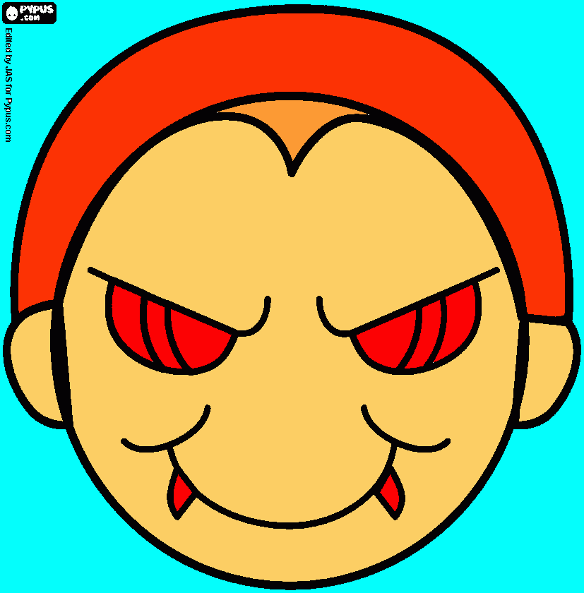 pinta mascara vampir