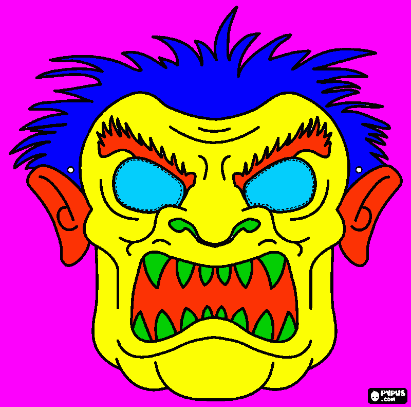 pinta monstre horrible!