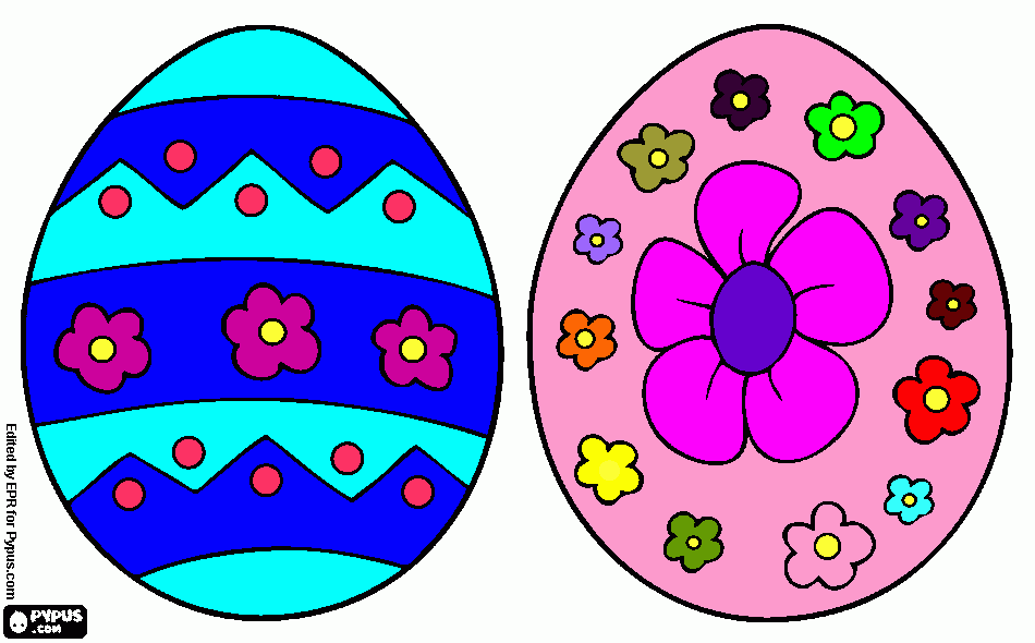 pinta ous de pascua am motius florals